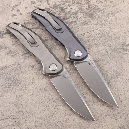 M390 Titanium Alloy Handle Portable Camping Fishing Survival Outdoor Pocket Fruit EDC Cutter